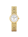 Case 9ct Gold Dial White Dial Black Arabic Bracelet