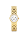 Case 9ct Gold Dial White Dial Black Arabic Bracelet