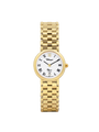 Case 9ct Gold Dial White Dial Black Roman Bracelet