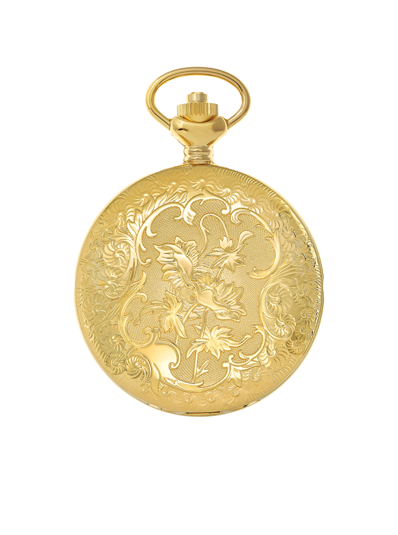 Case Gold Tone Dial White Dial Roman 