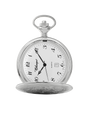 Case Silver Tone Dial White Dial Arabic 