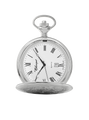 Case Silver Tone Dial White Dial Roman 