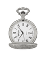 Case Antique Silver Tone Dial White Dial Roman 