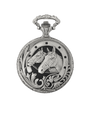 Case Antique Silver Tone Dial White Dial Roman 