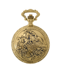 Case Antique Gold Tone Dial White Dial Roman 