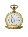 Case Antique Gold Tone Dial White Dial Arabic 