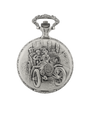 Case Antique Silver Tone Dial White Dial Roman 