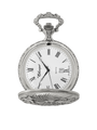 Case Antique Silver Tone Dial White Dial Roman 