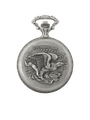 Case Antique Silver Tone Dial White Dial Roman 