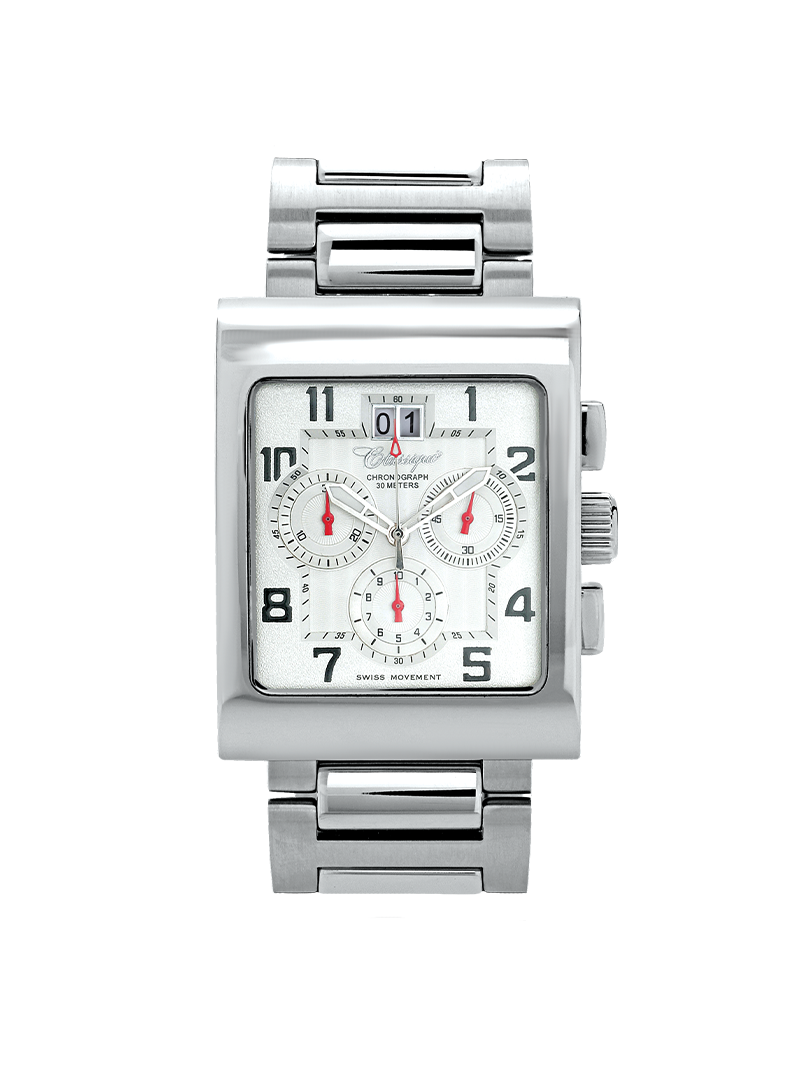 Case Stainless Steel Dial White Dial Black Arabic Bracelet