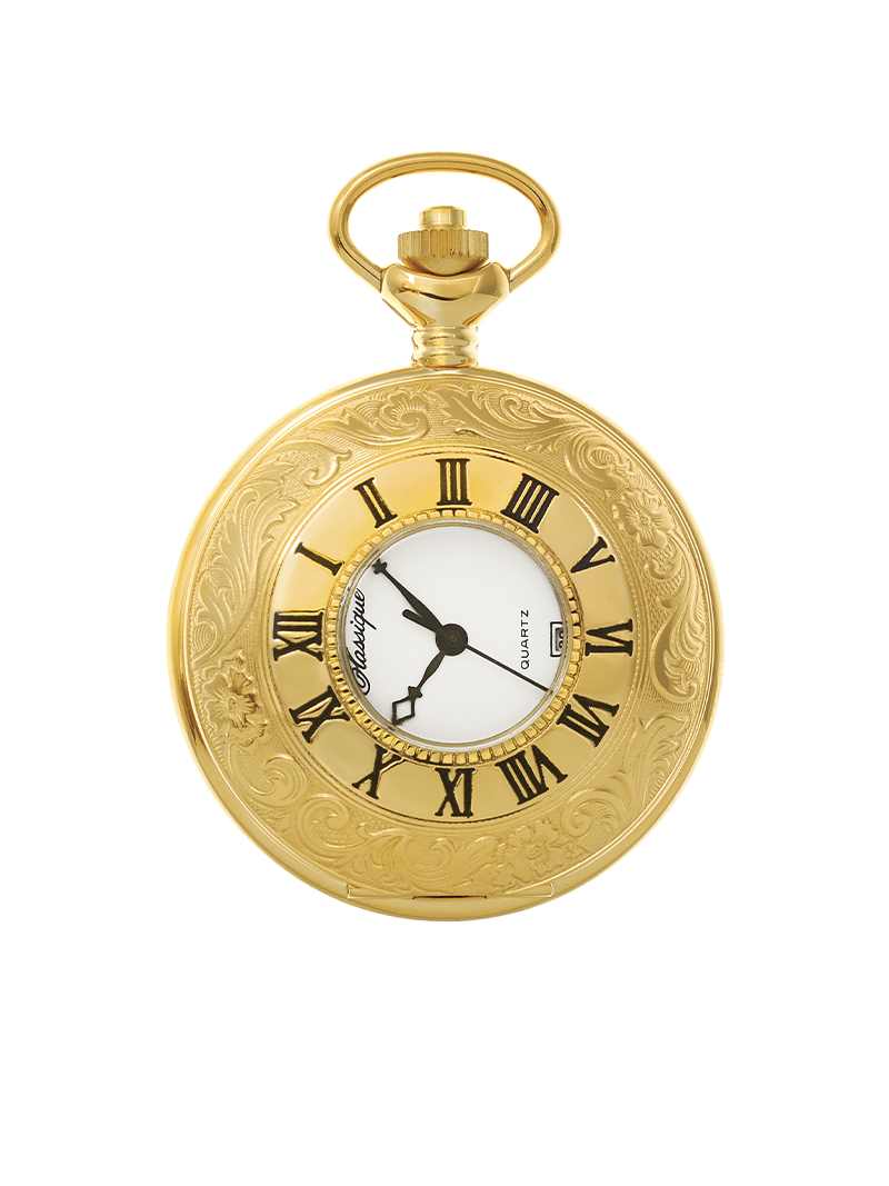 Case Gold Plated Dial White Dial Arabic 