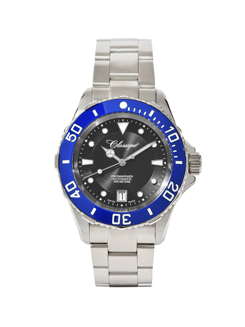 Case Stainless Steel Dial Black Dial Divers Bracelet