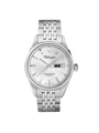 Case Stainless Steel Dial Silver Dial Baton Bracelet