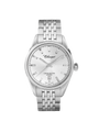 Case Stainless Steel Dial Silver Dial Baton Bracelet